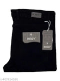 Premium slim black denim jeans for men by REGY, ideal for a variety of styles and occasions