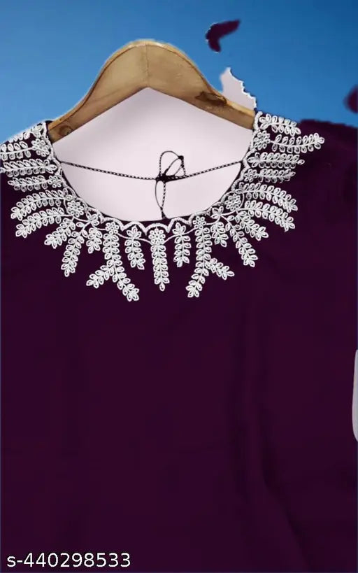 Green georgette long-sleeve khjuri7 blouse, solid design in various sizes from India