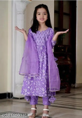 Rayon festive kurta set with pyjama and dupatta - embellished A-line top with straight hemline, ready-to-wear for women in various sizes