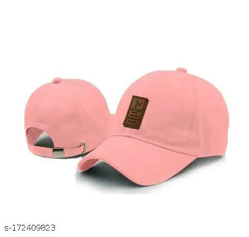 Stylish Ediko cotton cap, adjustable for sports; pack includes 1 cap and 1 woolen scarf with fur lining, India origin