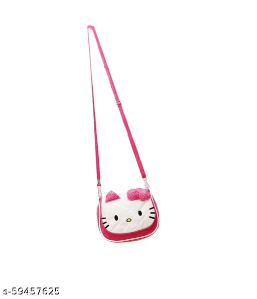 Trendy PU kids sling bag, free size, versatile for outdoor adventures and gifts, color may vary