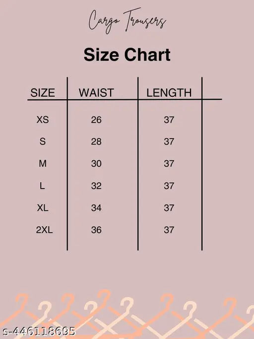 Trendy cotton blend 4 pockets cargo pant for women & girls - Solid net, multiple storage pockets, straight fit, comfort fabric, India origin