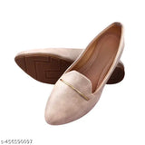 Synthetic leather bellies by SANU FOOTWEAR, unique women's ballerinas with closed back, India origin