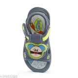 Blue denim soled, lightweight musical sandal for boys - KATS Chu Chu Sound Sandal with Mickey pattern