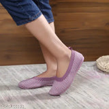 Stylish printed textile loafers, daily use women bellies by SUPEX