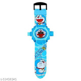 Doraemon 24 images projector digital watch, kids toy with animated projections, free size, made in China