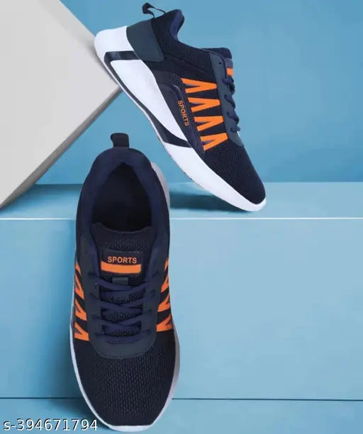 Multicolor EVA sole running shoes for kids (pack of 2) - striped net pattern, lace-up fastening, ideal for active boys, kids sports shoes combo from FITLER