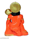 Resin Balaji Hanuman idol, spiritual home decor. Durable, easy-clean marble look. Vastu-compliant showpiece for wealth, health, peace." (106 characters)