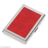 Solid steel RFID protected cardholder, 5 compartments, free size (10cm x 6cm), great for men, women, and boys