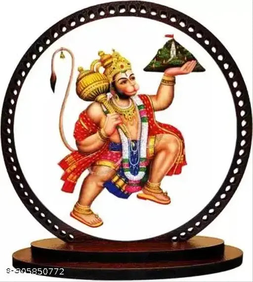 Indian Giftlab Hanuman Idol for car dashboard and home, religious showpiece