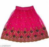 New Arrival kids lehenga choli set with dupatta, Indian semi-stitched net lehenga and dupatta for 6 months to 10 years