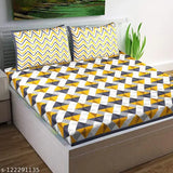 Jaipuri cotton bedsheet combo (2 bedsheets + 4 pillow covers), fine quality, Indian-made, double queen size