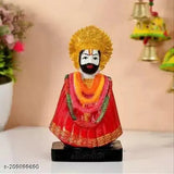 Handcrafted Poly Resin Shyam Ji Figurine, Indian deity decorative showpiece for car dashboard, home pujaghar, office puja corner
