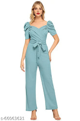 Classy Fashion western wear jumpsuit, summer cool polyester & spandex, solid pattern, short sleeves, various sizes available