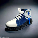 Synthetic and rubber colorblocked casual shoes for girls, lightweight insole for smooth running, India origin