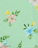 Glace cotton floral double bedsheet by Nyra Home, 72x78 inches with 6-inch mattress, suitable for adult summer use. Single queen net quantity N1