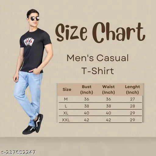 Lightweight, lycra half sleeve printed summer t-shirt for men, Indian origin