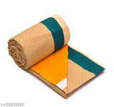 Vibrant cartoon geometric print glace cotton blanket for kids & adults (60x90 inches), India-made, ultra-soft and comfortable