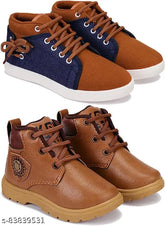 Multicolor canvas kids sports shoes pack (2), lightweight & breathable, daily wear & home washable