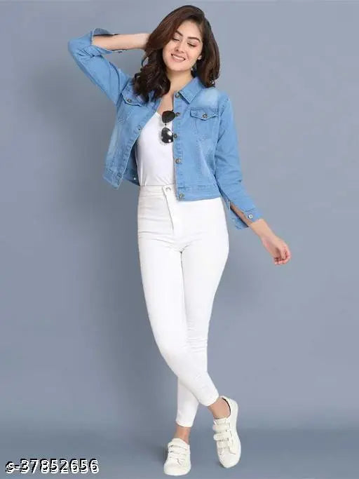 Stylish ravishing women's coat, indian-origin, size S & L with 34" bust and 19" length