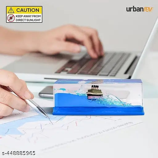 Indian Liquid Wave Cruise Ship Decoration - Automobile Showpiece for Car Dashboard