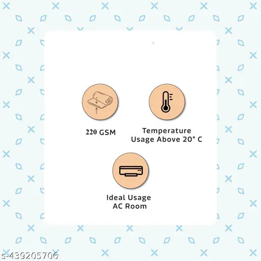 Grey hypoallergenic microfiber AC comforter (90x4x90in), suitable for all seasons, made from 220 GSM cotton, ideal for king size double bed