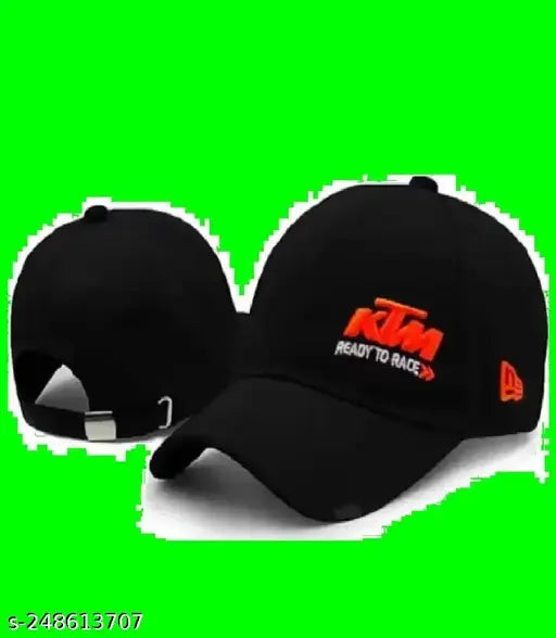 Cotton baseball cap, KTM name cap with other pattern design, onesize from India