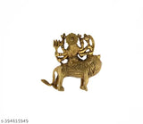 Pure brass Durga MATA Murti for home decor & Puja Room (H3inch), traditional Indian god idol for divine energy and blessings