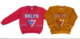 Red and white printed cotton blend kids sweatshirt combo pack, perfect for winter wear