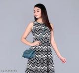 Rayon sleeveless printed kurti, Aagyeyi Drishya, Indian fashion