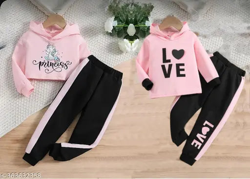 Pink hosiery combo Baba suit set for baby boy and girls, stylish latest hosiery cotton clothing