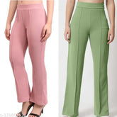 Fashionable pack of 2 women's regular fit nylon kararas, solid net, sizes 28-36, India origin
