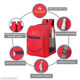 Large waterproof polyester school bag, premium quality for 5th to 10th class students. Adjustable straps and 60L capacity with 5 compartments