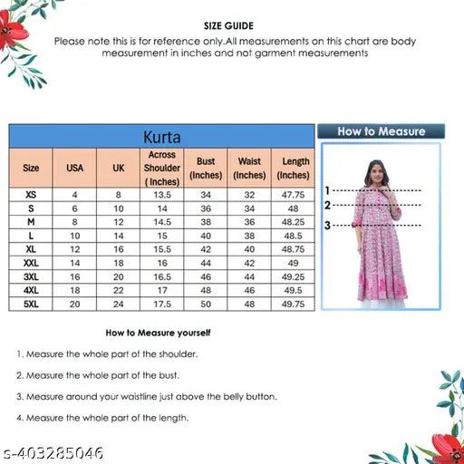 Mandarin pink rayon kurtis, floral print & three-quarter sleeves, Yash Gallery women's wear