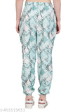 Crepe printed women's pyjama, Indian-made, casual and comfortable