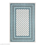 Vibrant botanical Shubastik single printed cotton bedsheet (250 TC, 60 x 90 inch) with 1 pillow cover, perfect for summer adult use, Made in India