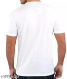 Easel Clothing Men's Half Sleeve Polyester Printed T-shirt, available in sizes S, M, L, XL - ideal for casual wear with jeans or trousers. Made in India