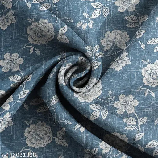 Luxurious double bed Glace cotton sheets with botanical print, 72X78 inches size and 2 matching pillow covers (18X28 inches each), ideal for summer and adult use
