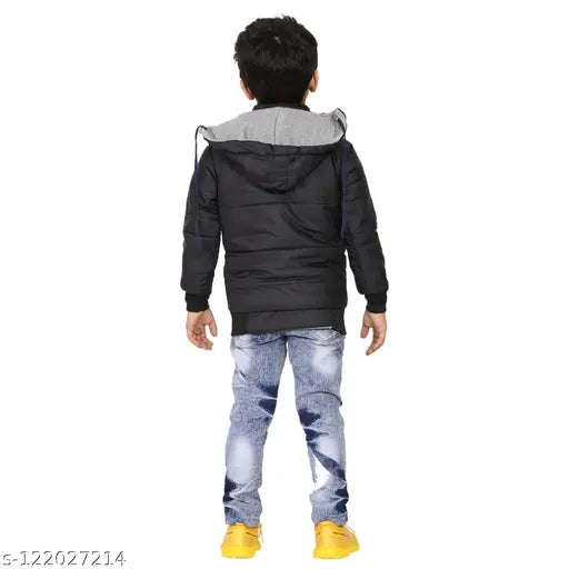 Colorblocked nylon boys jacket, 12-18 months, official club style from India