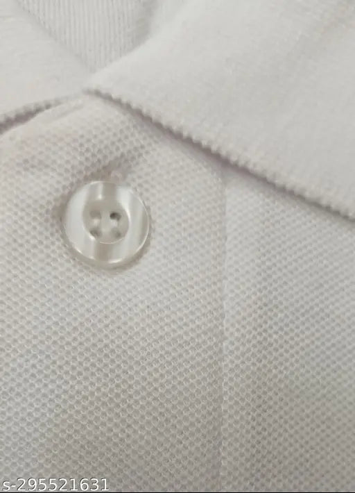 Matty Fabric Polo cotton blend t-shirt, ultra soft and comfortable, solid pattern, ideal for any age group