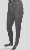 Black cotton blend jeans for men by Z, ideal for casual or party wear - size 28/30
