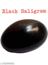 Natural black Shaligram, Lord Vishnu idol, handcrafted marble, 4"x5"x3", Laxmi Narayan Shaligram - sacred Hindu artifact for prosperity and protection