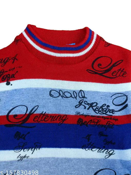 Agile Stylus boys wool striped sweaters, 2 pack for kid's winter wardrobe