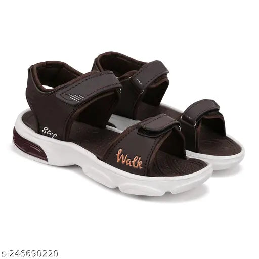 EVA outdoor sandals for boys, printed net design, lace-up fastening - Swiggy Kids footwear