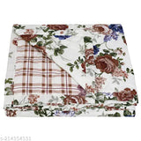 Glace cotton floral double bed ultrasonic comforter, 14kg, machine washable, durable and lightweight, ideal for mild winter, gift-ready bag