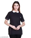 Unique Style cotton short sleeves solid T-shirt, elevate everyday elegance for women's wear, India-made