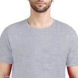 Solid cotton crew neck t-shirt for men, size S-XXL, made in India, perfect pair with jeans