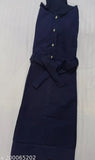 Blue sleeveless Tinage t-shirt made from polycotton fabric, casual and stylish everyday wear for girls