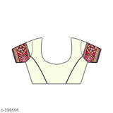 Georgette saree, single free size, woven design, Indian origin