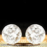 Crystal clear spinning glass ball set for indoor fountains (5cm), elevating home decor